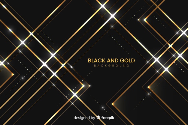 626x417 Dark And Golden Background Vector Free Download