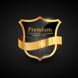 Luxury Golden Badge Logo Vector 300x300 Luxury Golden Badge Logo Vector
