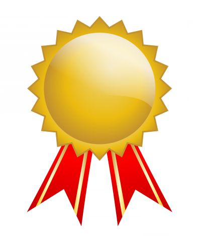 Gold Badge With Red Ribbon Vector Png 400x469 Gold Badge With Red Ribbon Vector Png