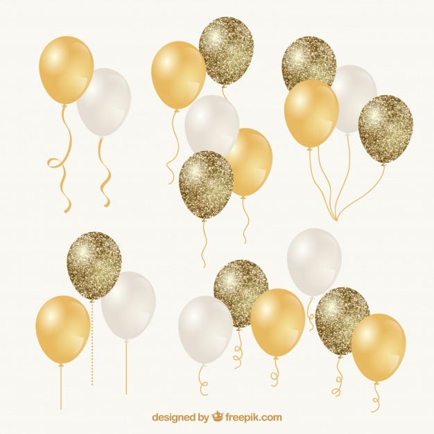 626x626 Gold Balloons Vectors, Photos And Free Download