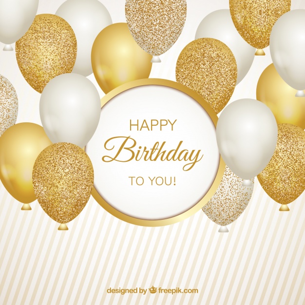 626x626 Gold And White Balloons Background Vector Free Download