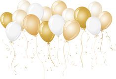 235x160 Vectors Gold And White Balloons Vector Illustration Best Vector