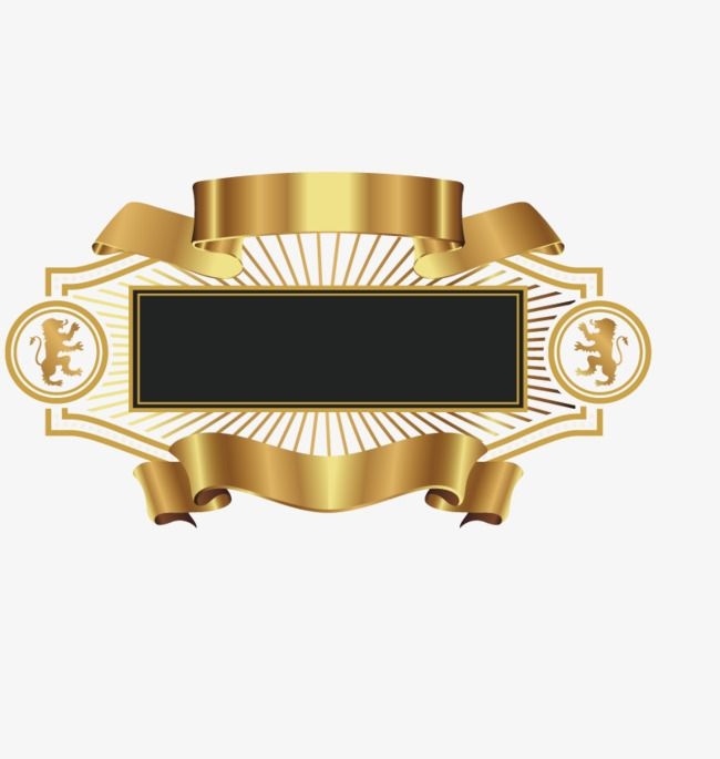 Gold Banner Vector Png Website Templates 650x685 Gold Banner Vector Png Website Templates