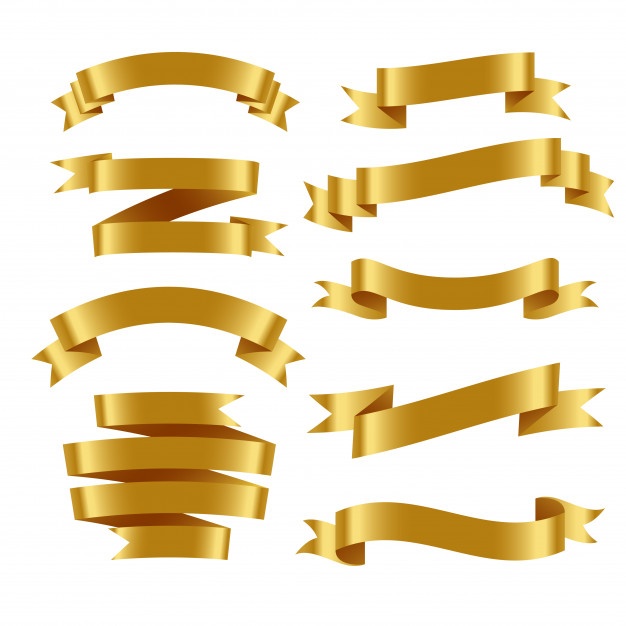 Gold Ribbon Vectors, Photos And Free Download 626x626 Gold Ribbon Vectors, Photos And Free Download