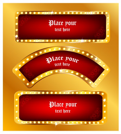 Golden Banner Frame Vectors Stock In Format For Free Download 422x468 Golden Banner Frame Vectors Stock In Format For Free Download