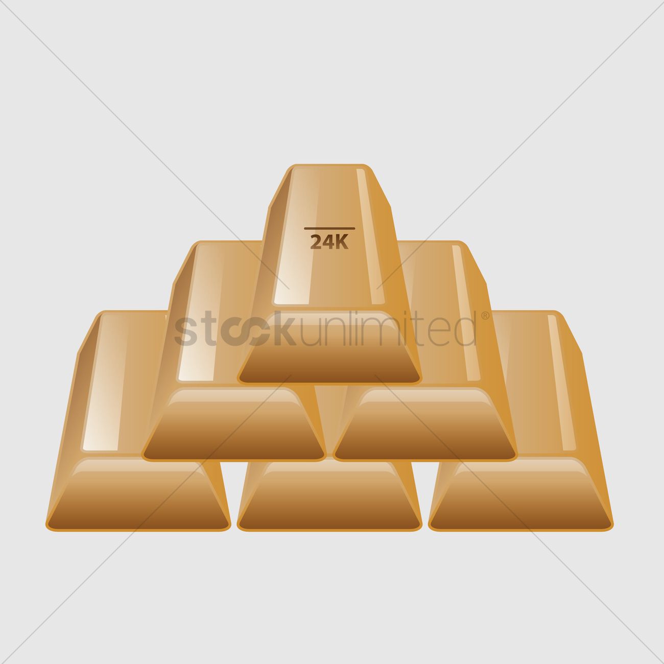 Gold Bar Vector