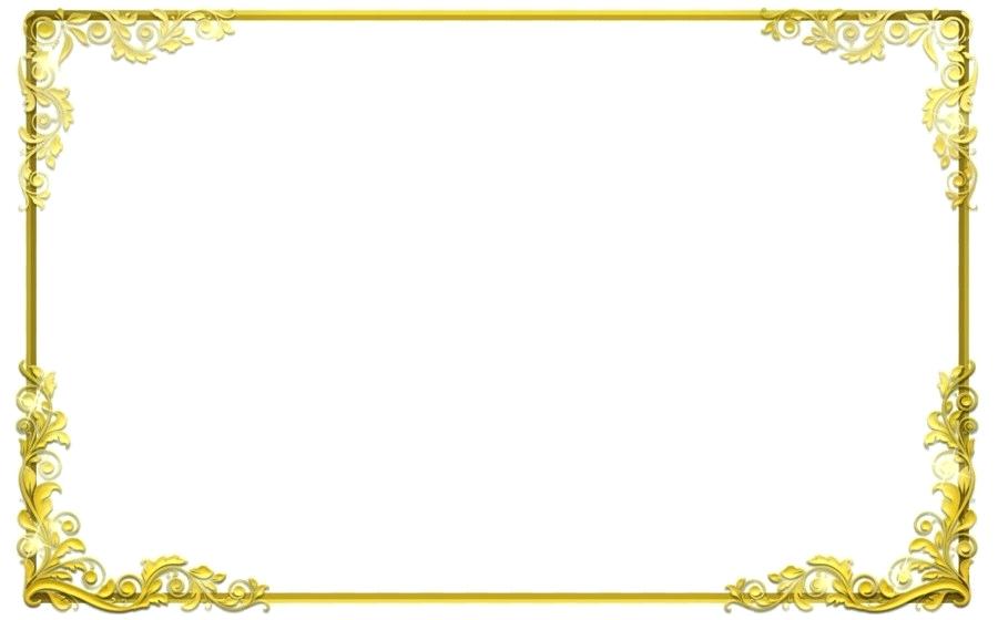 900x560 Premium Gold Vintage Baroque Ornament Frame Border Borders Vector