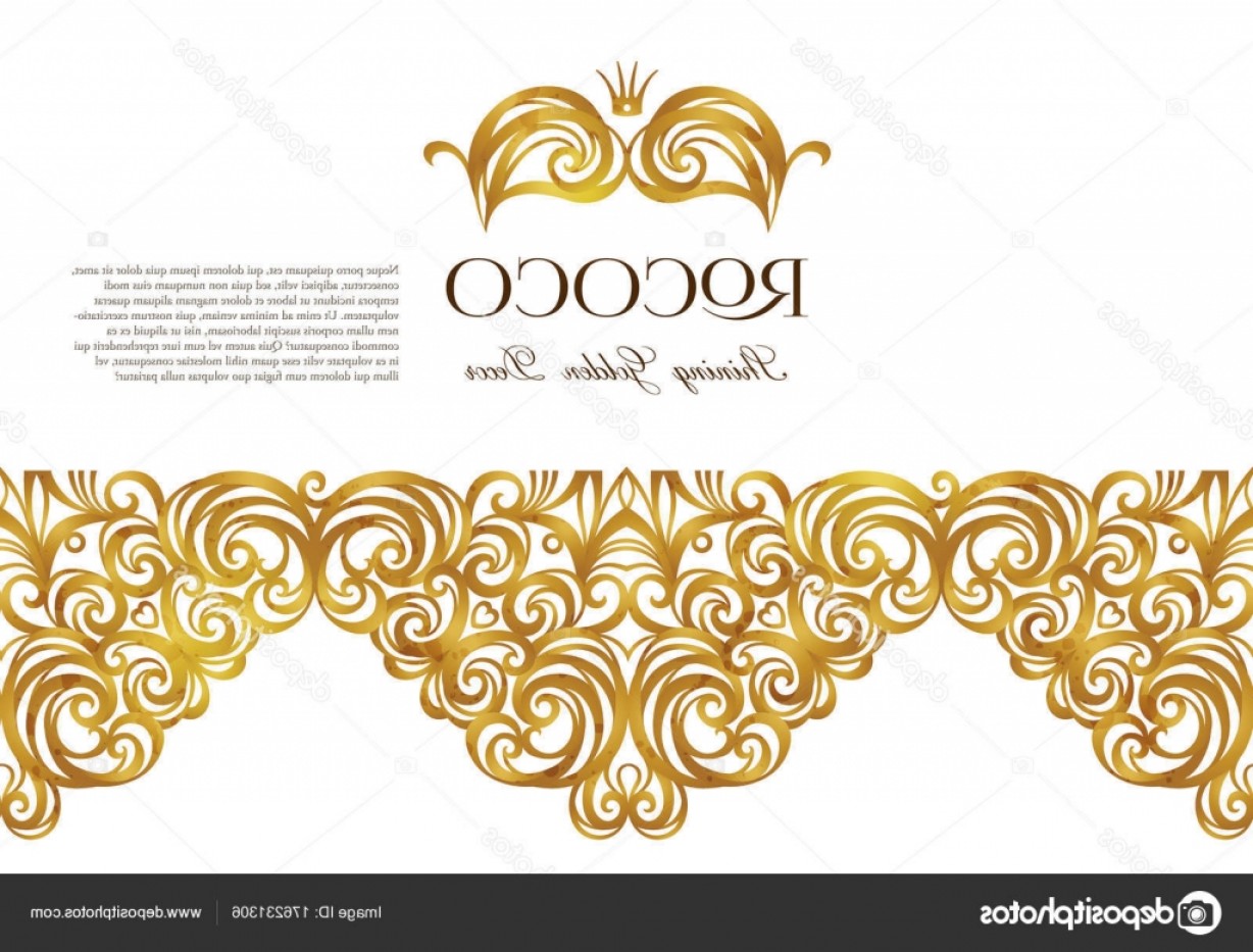 1228x933 Stock Illustration Vector Vintage Golden Border In Catchsplace