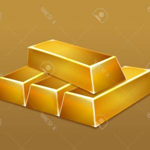 300x300 Stock Photo Gold Bars Six Gold Bricks Catchsplace