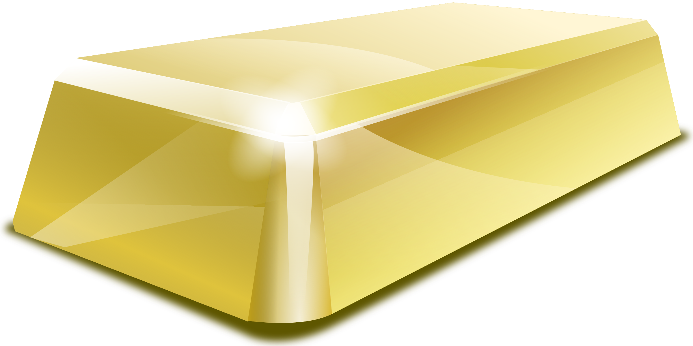 2400x1200 Gold Bar Vector Image