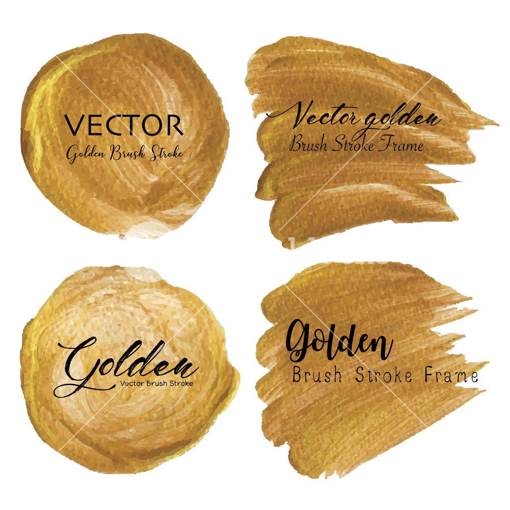 Golden Vector Brush Stroke, Gold Texture Paint Stain, Vector 1000x1000 Golden Vector Brush Stroke, Gold Texture Paint Stain, Vector