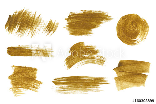 Gold Metallic Brush Stroke Set Isolated Hand Drawn Vector Brushes 500x334 Gold Metallic Brush Stroke Set Isolated Hand Drawn Vector Brushes