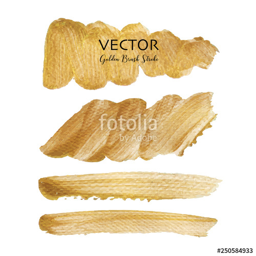 Golden Vector Brush Stroke, Gold Texture Paint Stain, Vector 500x500 Golden Vector Brush Stroke, Gold Texture Paint Stain, Vector