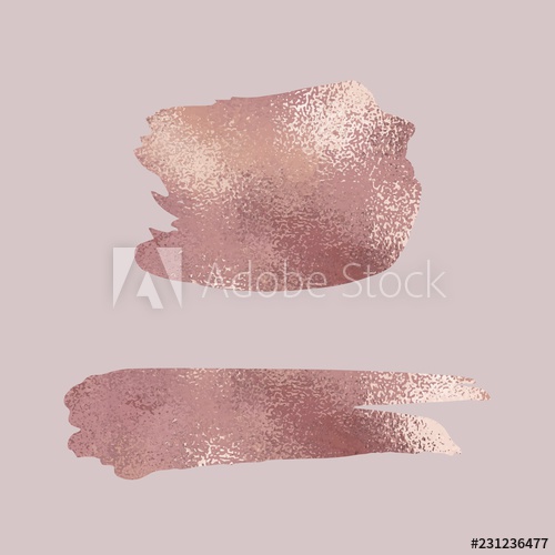 Rose Gold Brush Strokes Vector Drawing For Sales, Design 500x500 Rose Gold Brush Strokes Vector Drawing For Sales, Design