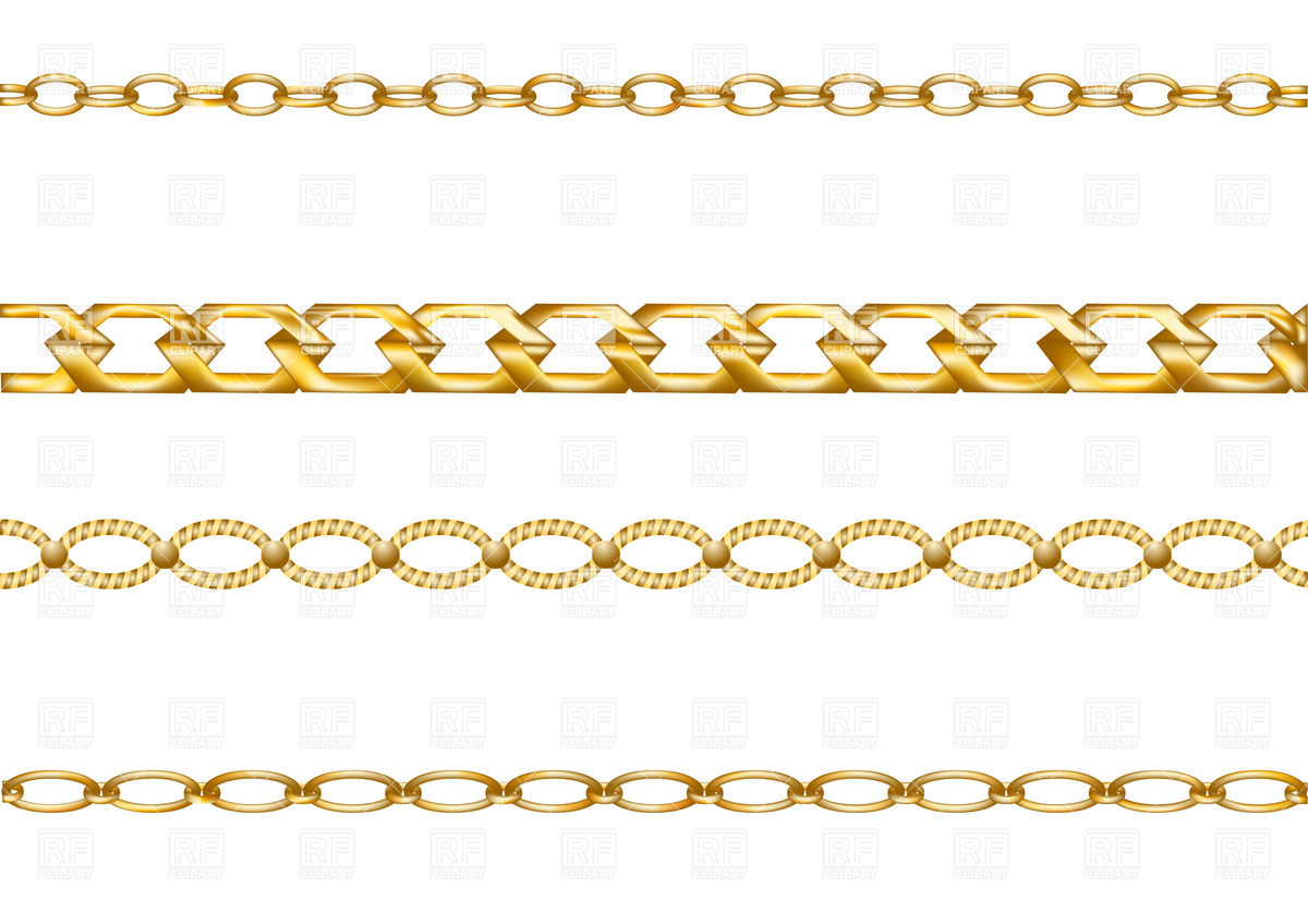 Gold Chain Vector at Vectorified.com | Collection of Gold Chain Vector