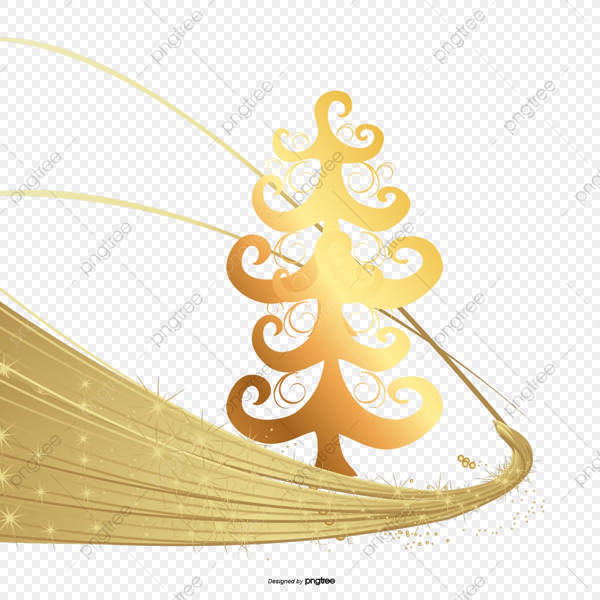 Golden Christmas Tree, Christmas Vector, Tree Vector, Golden Png 1200x1200 Golden Christmas Tree, Christmas Vector, Tree Vector, Golden Png