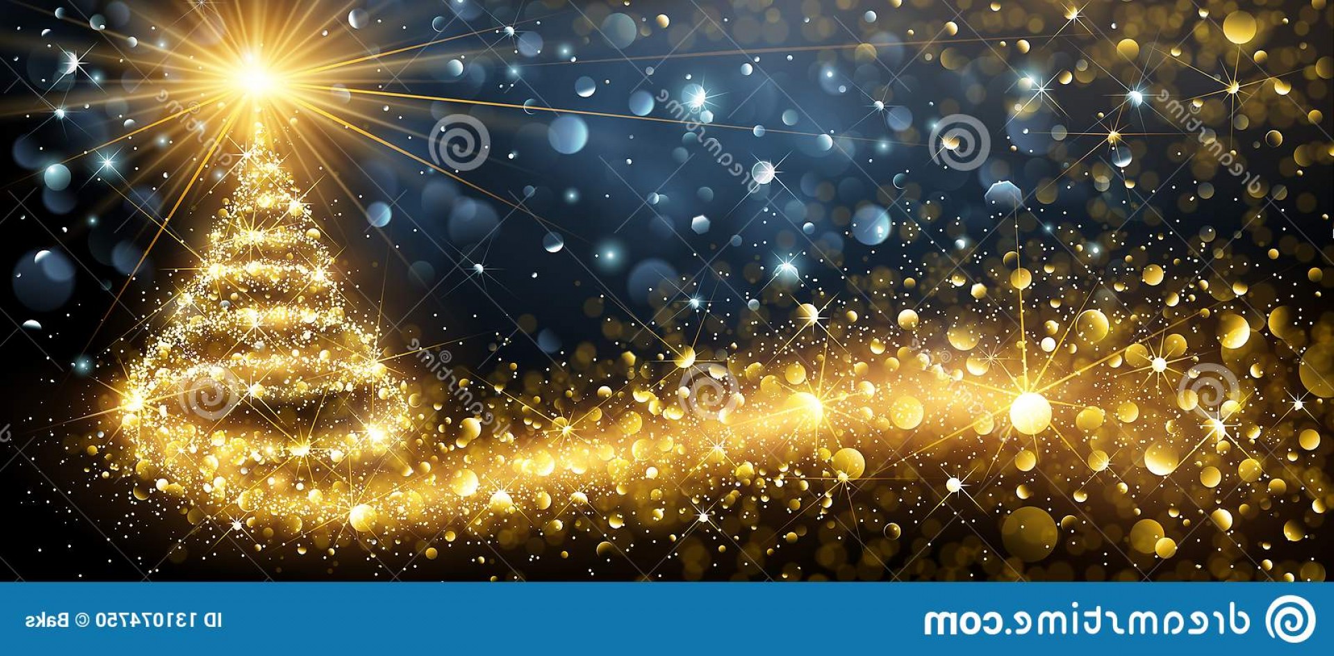 Golden Christmas Tree Vector Greeting Card Golden Christmas Tree 1920x945 Golden Christmas Tree Vector Greeting Card Golden Christmas Tree