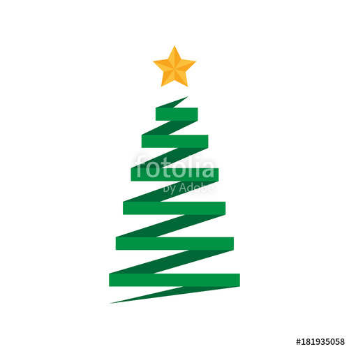 Origami Folded Paper Christmas Tree With Golden Star Xmas Tree 500x500 Origami Folded Paper Christmas Tree With Golden Star Xmas Tree