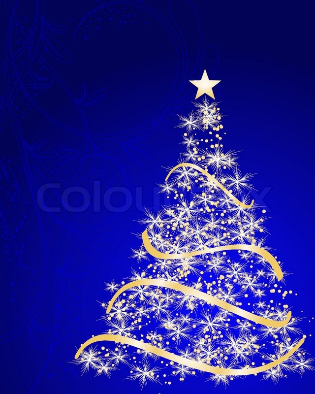 Stylized Vector Gold Christmas Tree Stock Vector Colourbox 640x800 Stylized Vector Gold Christmas Tree Stock Vector Colourbox