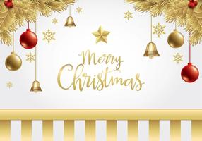 286x200 Gold Christmas Free Vector Art