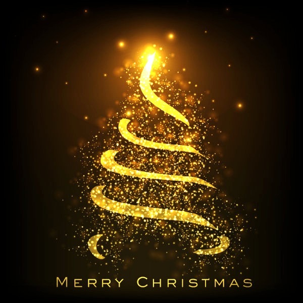 600x600 Golden Christmas Vector Material My Free Photoshop World