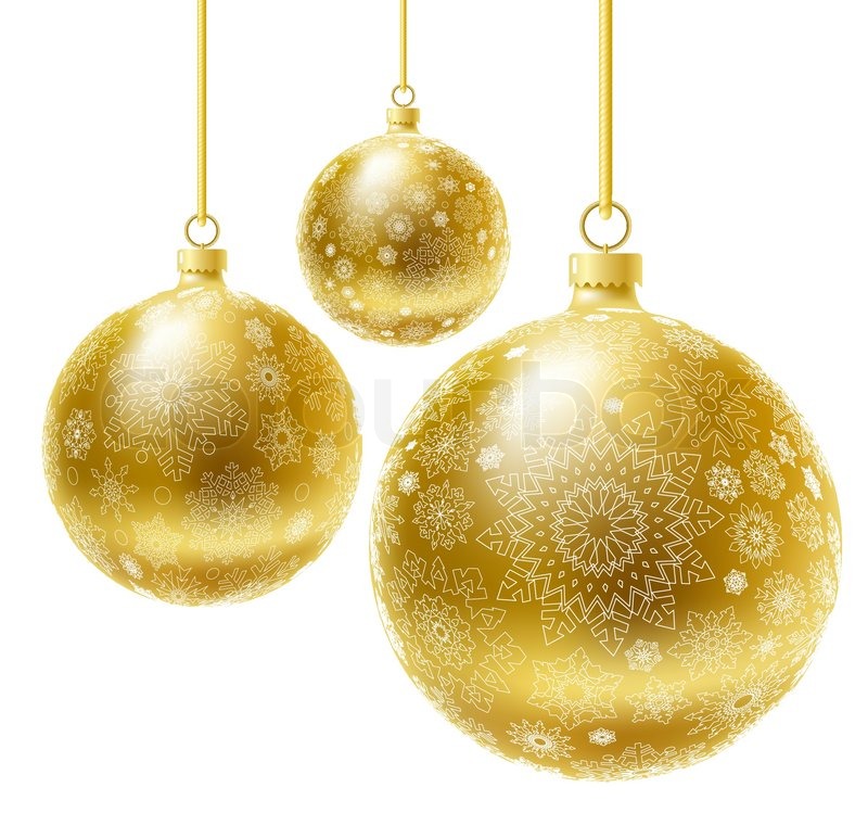 800x749 Golden Realistic Vector Christmas Stock Vector Colourbox