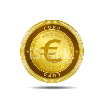 Euro Currency Sign Gold Coin Vector Icon Stock Vector 440x440 Euro Currency Sign Gold Coin Vector Icon Stock Vector