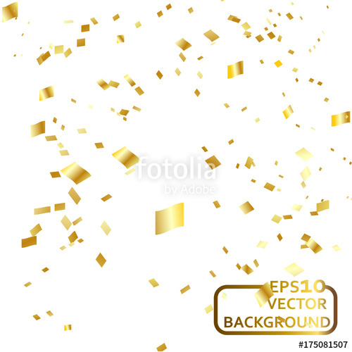 Abstract Background Celebration Gold Confetti Vector Background 500x500 Abstract Background Celebration Gold Confetti Vector Background