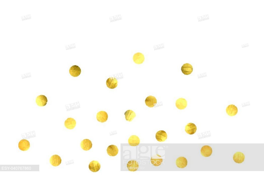 1049x698 Circle Golden Confetti Vector Christmas Background With Rounded