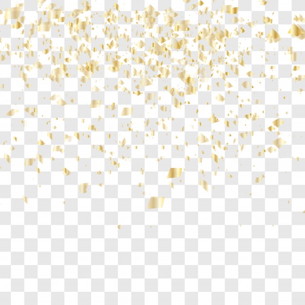 626x626 Free Gold Confetti Clipart