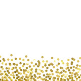 160x160 Gold Confetti Vector Background Stock Image And Royalty Free