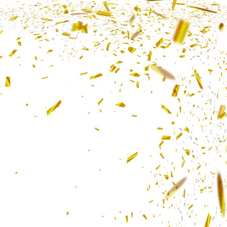 450x450 Golden Confetti Vector Festive Illustration Of Falling Shiny