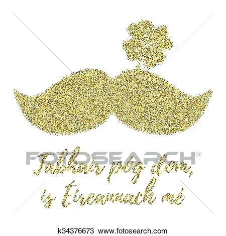 450x470 Invitation Template With Gold Glitter Confetti Vector Image Guns