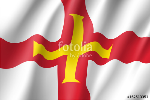 500x333 Guernsey, Island In The English Channel, Civil And State Flag