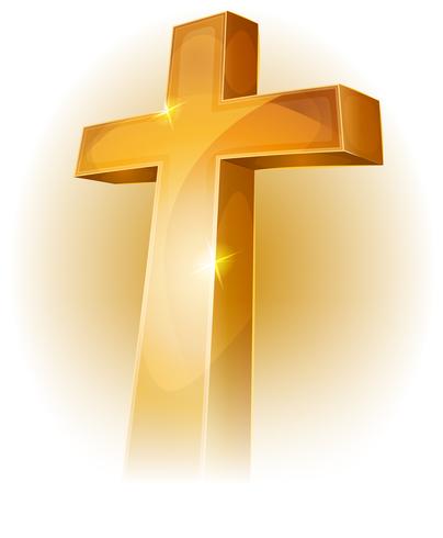 404x490 Gold Christian Cross