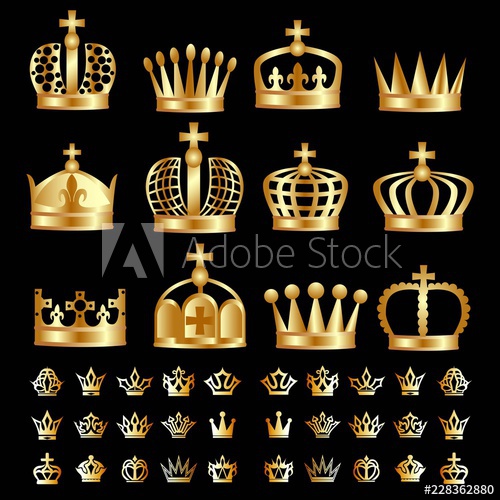 Gold Crown Logo Vector at Vectorified.com | Collection of Gold Crown ...