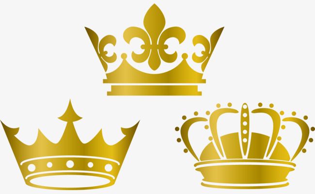 650x400 Gold Crown Lovely Vector Material, Crown Material, Crown Vector
