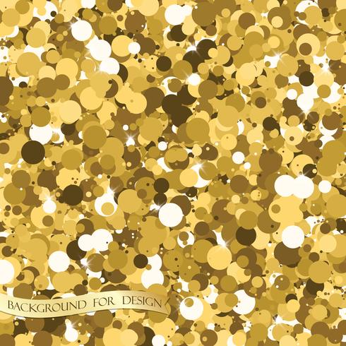 490x490 Gold Glitter Texture Background For Your Design Vector