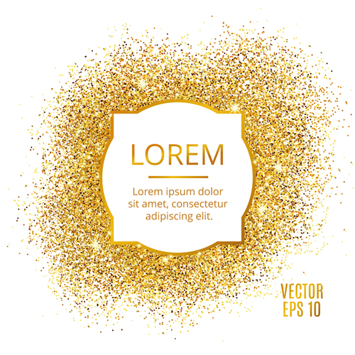 500x500 Golden Dot With Background Vector Free Download