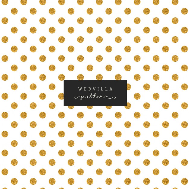 626x626 Nice Pattern With Gold Dots On A White Background Vector Free