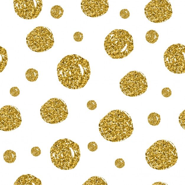 626x626 Pattern With Hand Drawn Golden Dots Vector Free Download