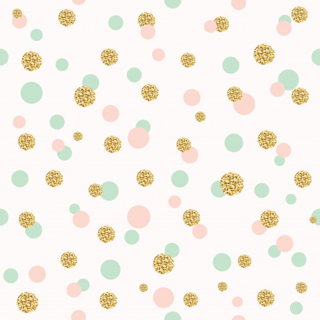 626x626 Glitter Confetti Polka Dot Seamless Pattern Vector Premium Download