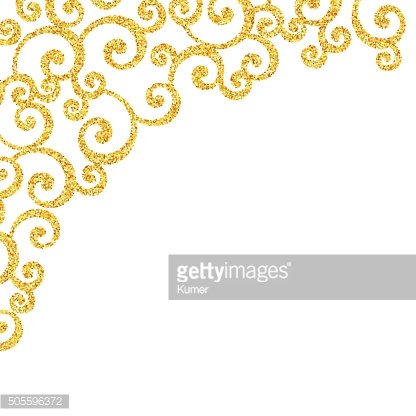 416x416 Abstract Vector Gold Dust Glitter Swirl Pattern Premium Clipart