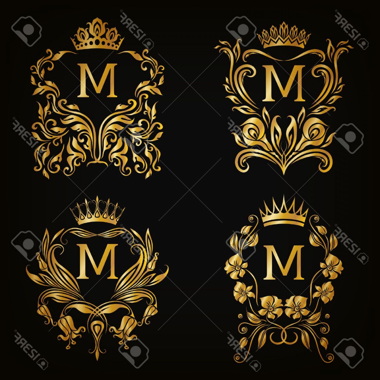 Gold Filigree Vector at Vectorified.com | Collection of Gold Filigree ...