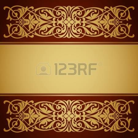 450x450 Stock Vector Ottoman Style Menu Cards Frame Border Design