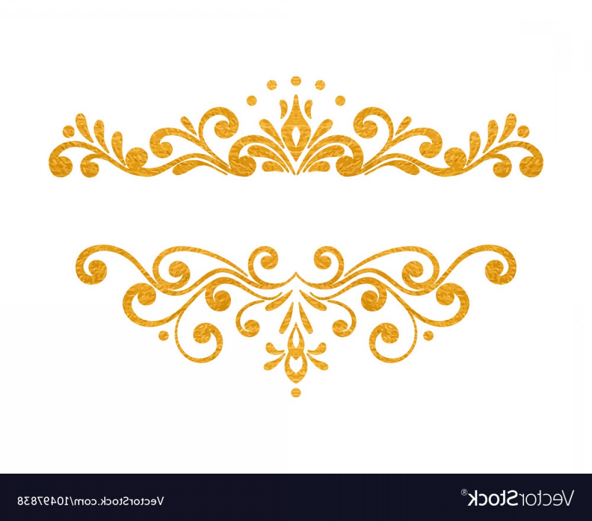 1200x1056 Elegant Luxury Vintage Gold Floral Border Vector Soidergi