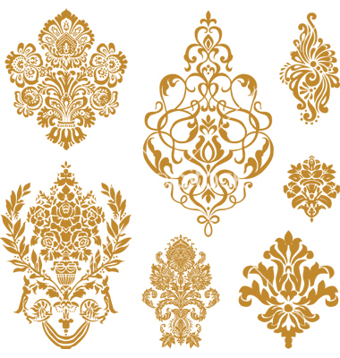 Gold Flourish Vector
