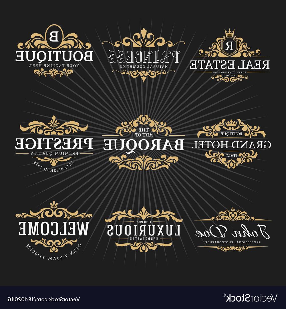 Gold Flourish Vector at Vectorified.com | Collection of Gold Flourish ...