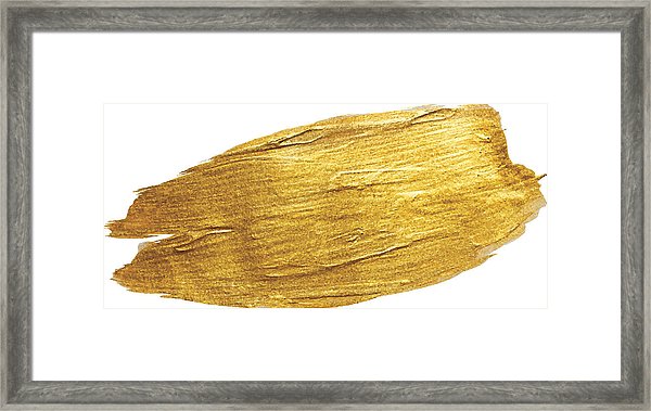 600x379 Gold Foil Glitter Brush Stroke Vector Design Illustration Metal