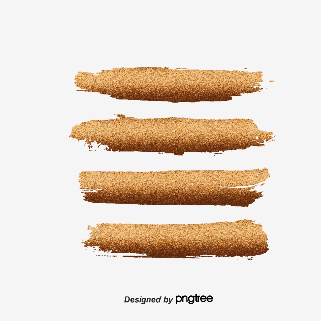 640x640 Vector Painted Gold Foil, Vector, Gold, Brushwork Png And Vector